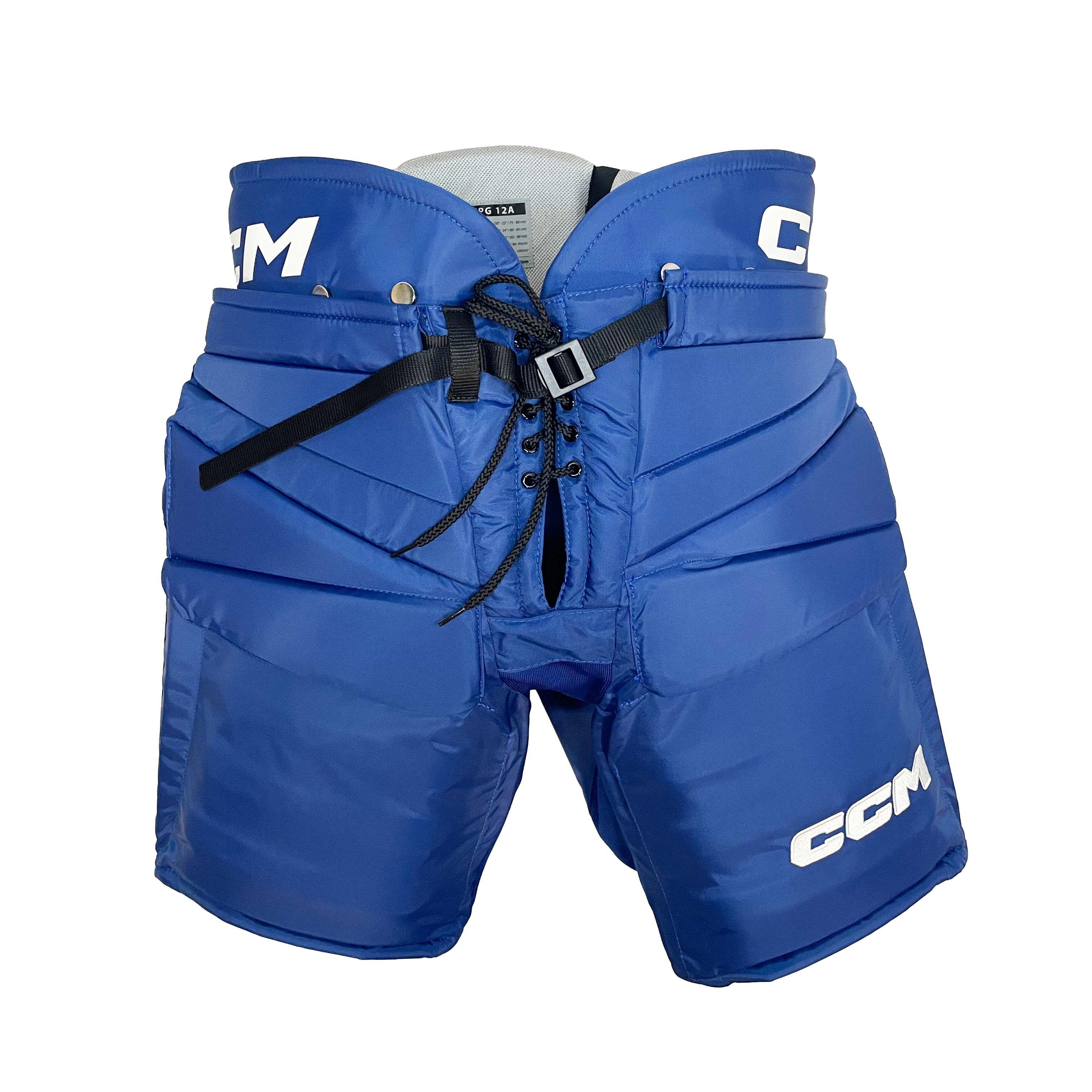 CCM HPG12A - Pantalon de gardien de but de hockey Pro Stock (bleu roi)